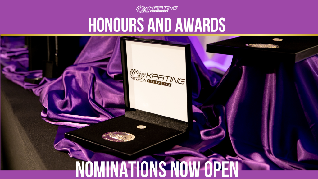 NOMINATIONS OPEN FOR 2025 KARTING AUSTRALIA HONOURS AND AWARDS